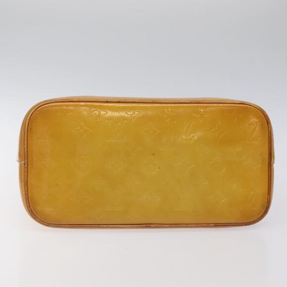 LOUIS VUITTON Monogram Vernis Houston Hand Bag Beige M91004 - Picture 9 of 13